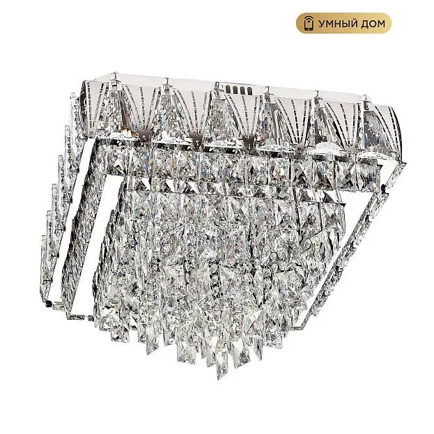Потолочная люстра LED4U L9437-500-500 CR с функцией УД Потолочная люстра LED4U L9437-500-500 CR с функцией УД