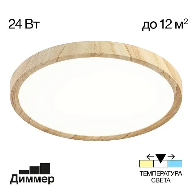 LED Светильник накладной Клён Citilux Бейсик CL738242V LED Светильник накладной Клён Citilux Бейсик CL738242V