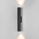Уличный настенный светильник Elektrostandard 40123/LED черный Langer a061225