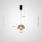 Подвесной светильник HENNEKE BRIGHT Цвет красный градиент Lampatron 8754-24621