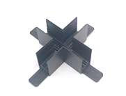 Соединитель Х-образный ЧЕРНЫЙ для PRO Lightstar 505287-ALU Teta