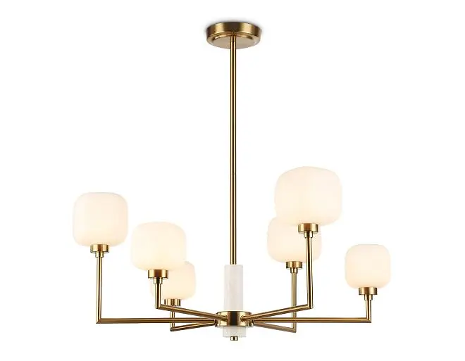 Люстра на штанге с мрамором Ambrella light LH53015 Люстра на штанге с мрамором Ambrella light LH53015