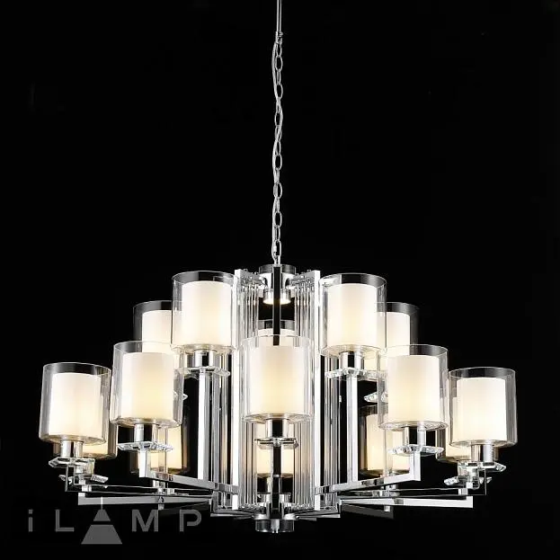 Светильник подвесной iLamp RM6201-10+5 CR+CL King Светильник подвесной iLamp RM6201-10+5 CR+CL King