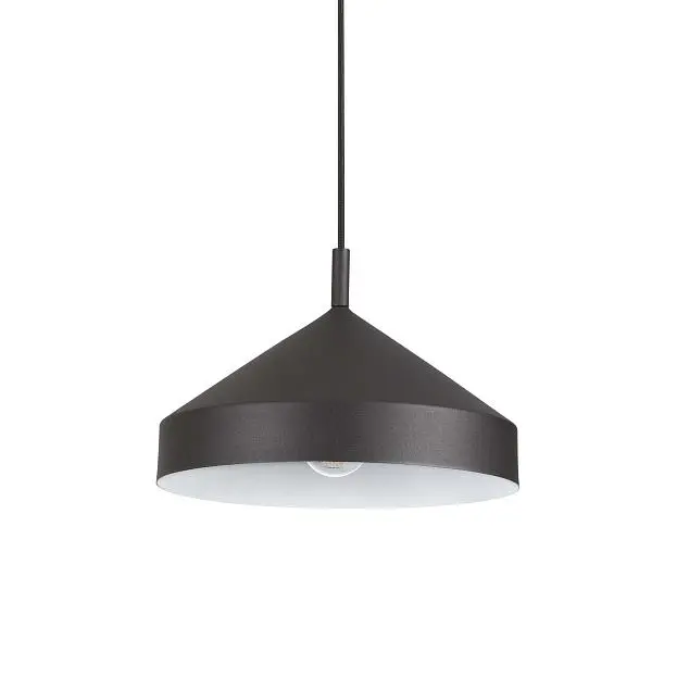 Подвесной светильник Ideal Lux 285139 YURTA SP1 D30 NERO Подвесной светильник Ideal Lux 285139 YURTA SP1 D30 NERO