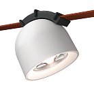 Трековый светильник Белый LED 1*12W 3000K 48V ST Luce ST451.536.12.1 Band
