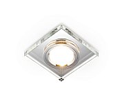 Встраиваемый точечный зеркальный светильник MR16 Ambrella light 8170 CL Crystal Spot