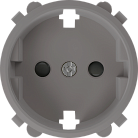 Накладка для розетки Schuko с заземлением, со шторками 16A 250 В~, матовый кашемир, Donel DO22035 D16