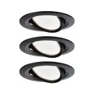 Комплект встраиваемых светильников Paulmann 94472 EBL Nova Coin