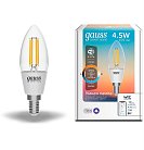 Лампа Gauss 1250112 Filament Свеча CCT+DIM