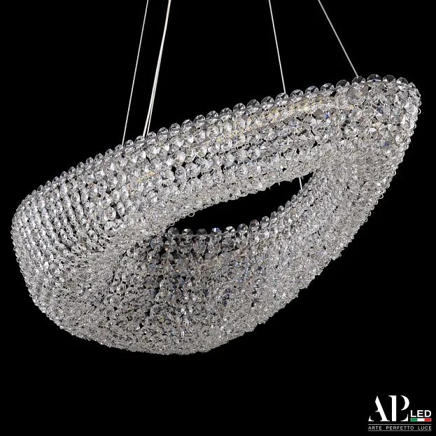 Люстра светодиодная хрустальная APL LED SH509.0.70.A.Ni.3000 Sicilia Люстра светодиодная хрустальная APL LED SH509.0.70.A.Ni.3000 Sicilia