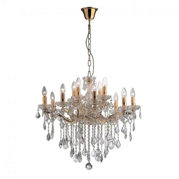Подвесная люстра Ideal Lux 035611 FLORIAN SP12 ORO