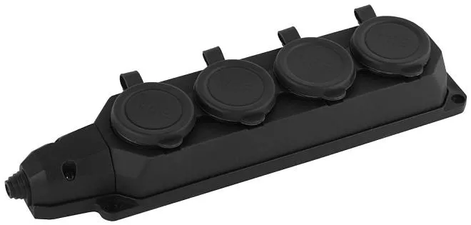 Розеточные блоки, удлинители ЭРА K-4e-B-IP44