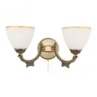 Бра с плафонами Arte Milano 342837/2W AB AM342837