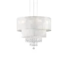 Подвесная люстра Ideal Lux 182179 OPERA SP4 BIANCO