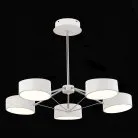 Светильник потолочный Белый Хром/Белый LED 5*10W Evoluce SLE6005-502-05 Valle