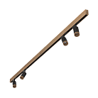 Магнитный трек Ledron АВД-5412-2500 Mini Wooden Black