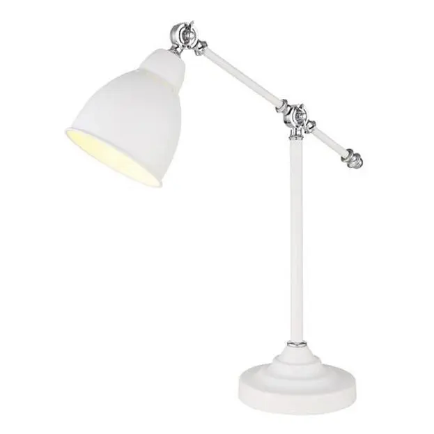Настольная лампа Arte Lamp A2054LT-1WH Braccio Настольная лампа Arte Lamp A2054LT-1WH Braccio