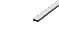Накладной алюминиевый профиль, 30х10х2000мм. В комплекте матовый экран, 4 торцевые заглушки, 4 крепежа, черный Donel DN18C3010B2Set DN18