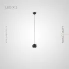 Подвесной светильник BUNK 2 лампы. Цвет Черный Lampatron 7561-21152