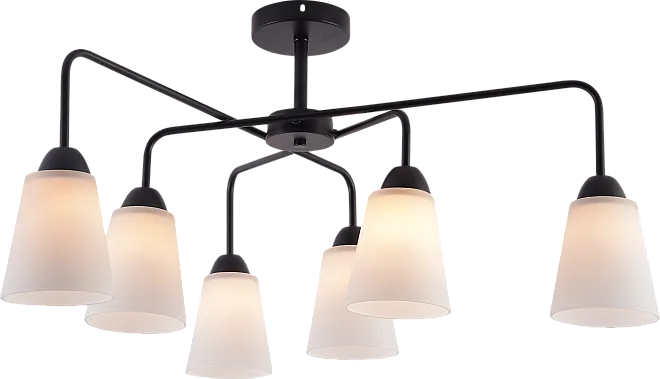 Люстра 6хЕ27 60 Вт модерн Rivoli 9190-306 Jodie