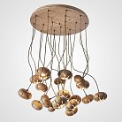 Дизайнерская подвесная люстра CAPSULES D60 Light wood ImperiumLoft 101406-26 CAPSULES01