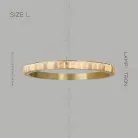 Кольцевые люстры и светильники MONSINE Размер L. Цвет Латунь Lampatron 5038-12844