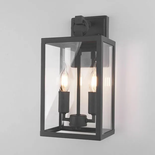 Уличный настенный светильник Elektrostandard 35150/D темно-серый Candle D a058478 Уличный настенный светильник Elektrostandard 35150/D темно-серый Candle D a058478