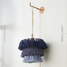 Бра TASSEL WALL Цвет синий. Lampatron 2230-3912