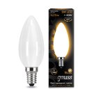 Лампа Gauss 103201105 филаментная E14 5W 2700К свеча матовая Filament Candle