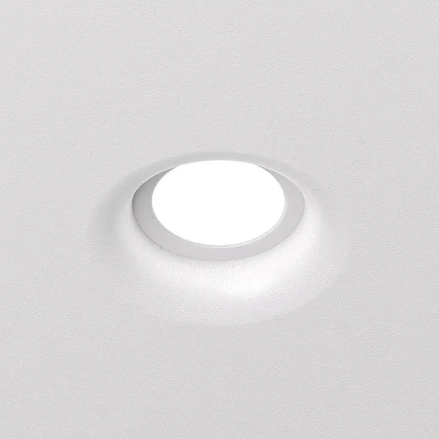 Встраиваемый точечный светильник для натяжных ПВХ потолков Denkirs DK2080-WH INVIZ