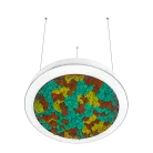 Подвесной светодиодный светильник, 72Ватт, D-800мм. Donolux dl800s72nw moss white бирюзовый-красный-желтый Aura Moss