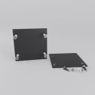 Комплект заглушек для радиусного профиля 2шт. черный Maytoni ALM-3535R-EC