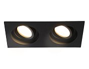 Встраиваемый светильник Ambrella light TN102760/2 BK черный IP20 GU5.3/2 200*100*32