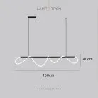 Реечный, рядный светильник GLORIFY LUX L Размер M. Цвет чернёная латунь Lampatron 8816-24811