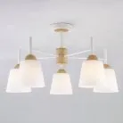 Потолочная люстра Eurosvet 70085/5 белый Fresco 00000083420