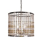 Подвесная люстра Delight Collection KW0783P-4 silver Wood Light