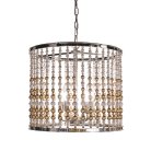 Подвесная люстра Delight Collection KW0783P-4 silver Wood Light