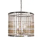 Подвесная люстра Delight Collection KW0783P-4 silver Wood Light
