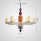 Люстра ALISA Серый + Мультиколор Lampatron 8623-24068