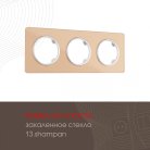 Рамка на 3 поста 502.13-3.shampan Arte Milano am