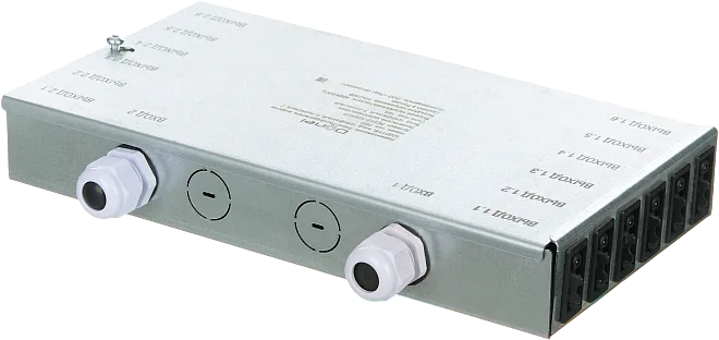 Распределитель энергии 12GST18i, вход: трехфазный, 5-полюсный, 2 линии, Donel DED12-12E2I3P DED