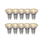 Лампа светодиодная GU10 5W 2700K MR16 прозрачная Lucide 49008/10/60