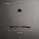 Кольцевые люстры и светильники TORRES RING 22 лампы Lampatron 8273-22550