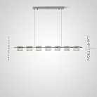 Реечный, рядный светильник NICOLETTA CHROME L Lampatron 8594-23939
