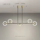 Реечный, рядный светильник NORVID 9 ламп Lampatron 7495-20852