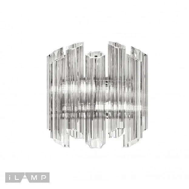 Настенный светильник iLamp Destiny MB0267-2 CHROME+CLEAR