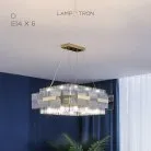 Люстра SELLA Размер D (6 ламп) Lampatron 3729-9235