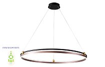 Подвесной светильник Crystal Lux FERNANDO SP88W LED D1000 COFFEE/BLACK