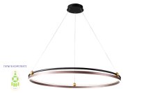 Подвесной светильник Crystal Lux FERNANDO SP88W LED D1000 COFFEE/BLACK