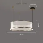 Кольцевые люстры и светильники ATARI Размер M Lampatron 8926-25262